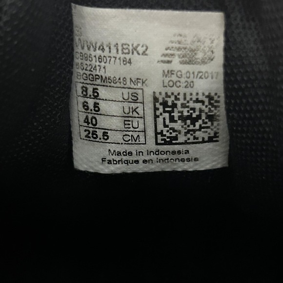 New Balance WW411BK2 Walking Shoes Womens Size 8.5 Comfort Sneakers - Picture 9 of 9